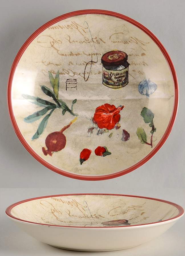 Les Legumes 9" Soup/Pasta Bowl by Williams-Sonoma-1