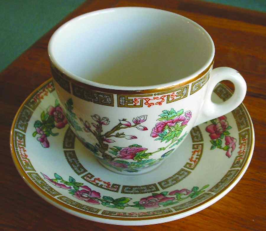 WEA8 Flat Cup & Saucer Set by JH Weatherby-1