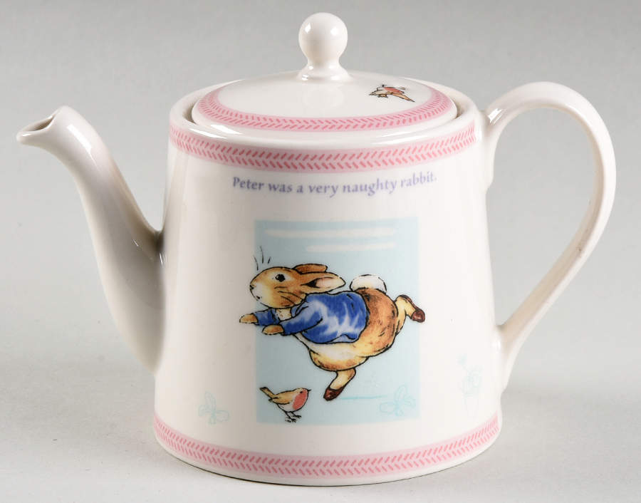 Peter Rabbit New Look Child's Teapot & Lid by Wedgwood-1