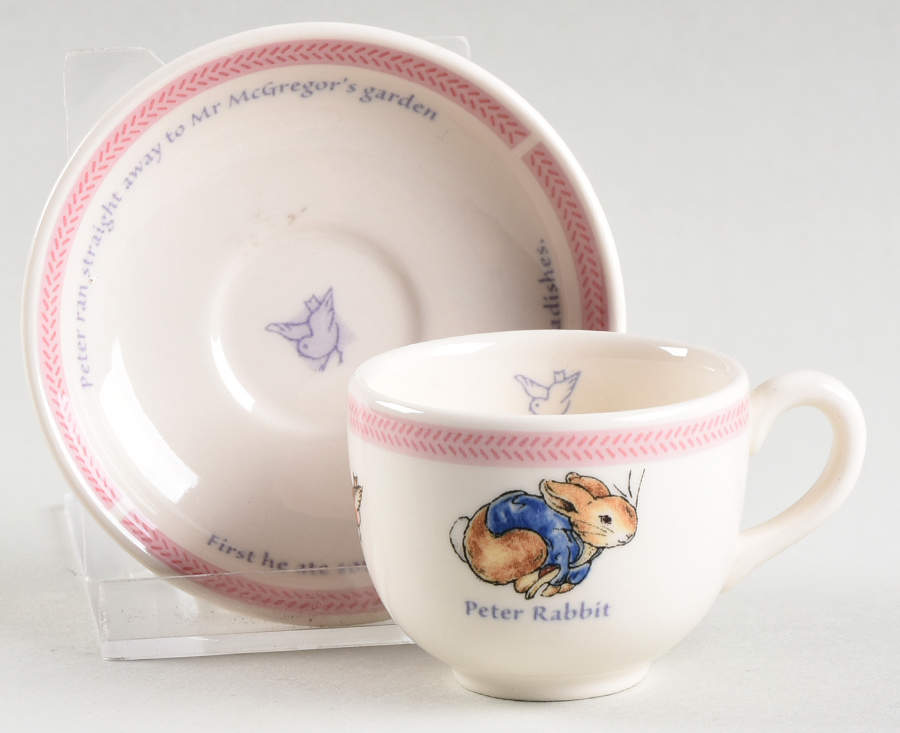 Peter Rabbit New Look Child's Cup & Saucer Set by Wedgwood-1