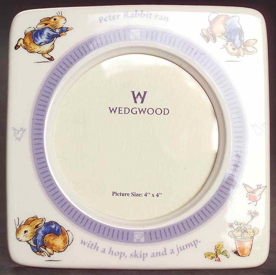 Peter Rabbit New Look Frame-Holds 4" X 4" by Wedgwood-1