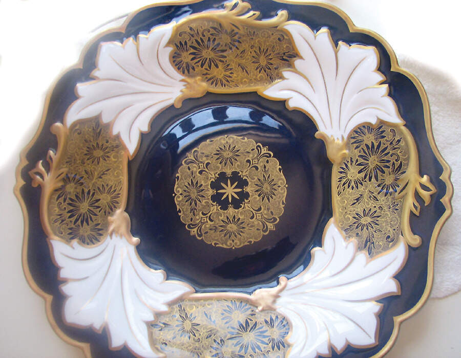 Jutta Cobalt Saucer by Weimar-1