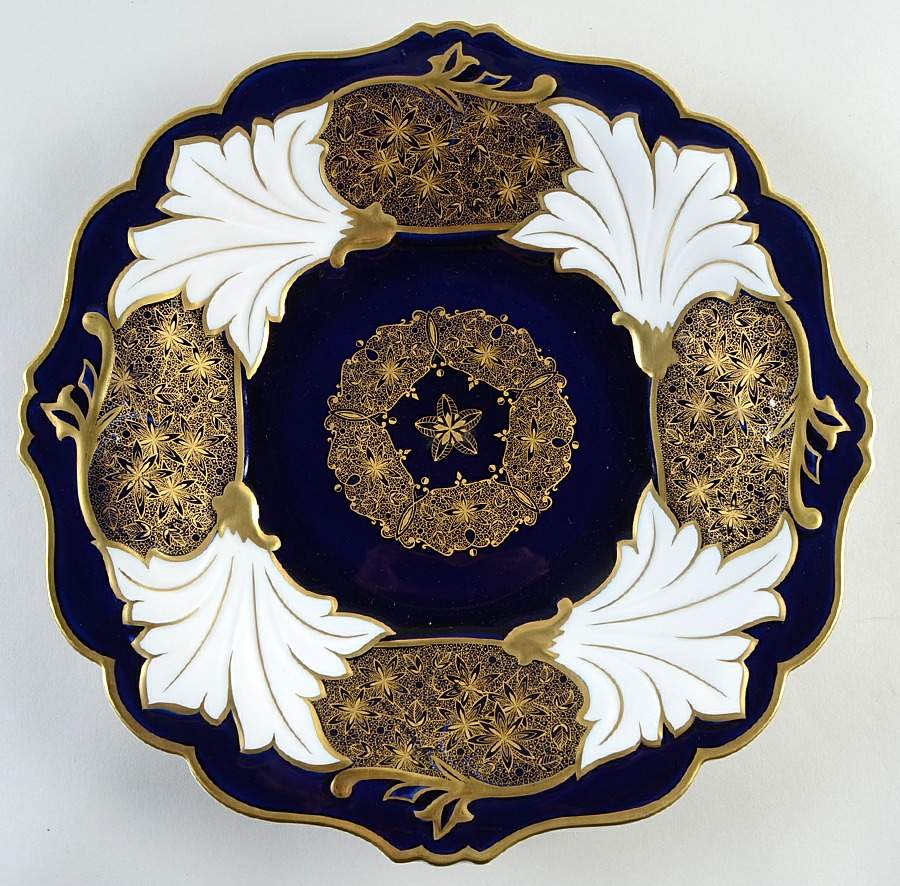 Jutta Cobalt 12" Shallow Round Bowl by Weimar-1