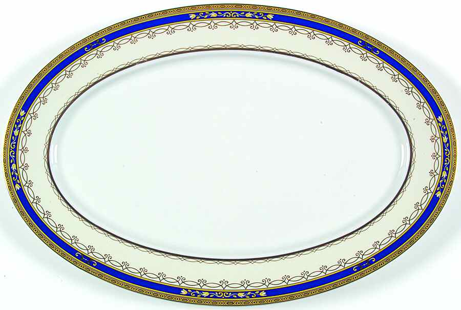 WLB61 14" Oval Serving Platter by Walbrzych-1