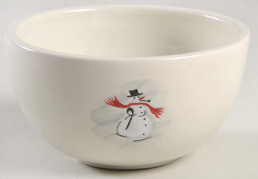 Holiday Snowman Individual All Purpose Bowl by Williams-Sonoma-1