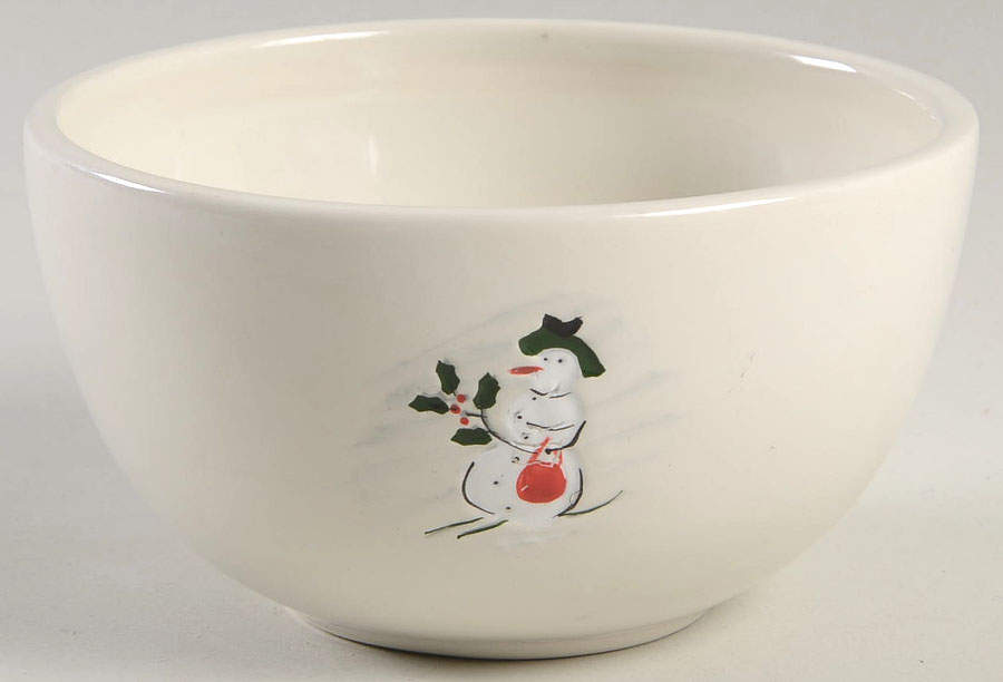 Holiday Snowman Individual All Purpose Bowl by Williams-Sonoma-1