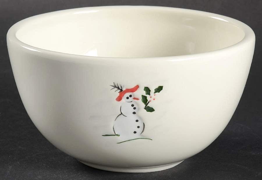 Holiday Snowman Individual All Purpose Bowl by Williams-Sonoma-1