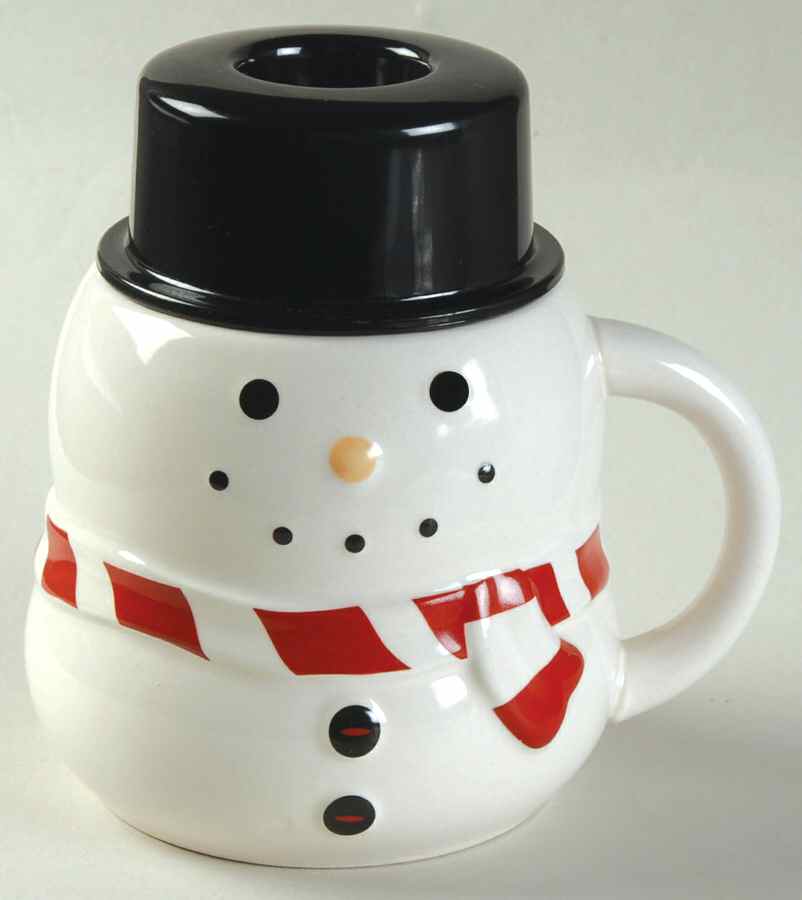 Holiday Snowman Mug & Lid by Williams-Sonoma-1
