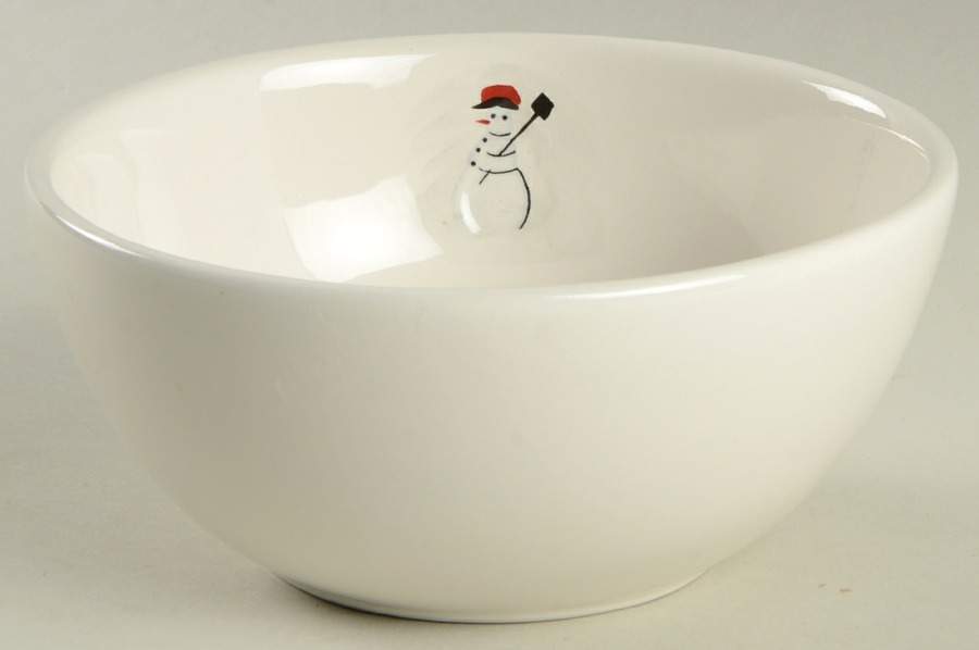 Holiday Snowman Coupe Cereal Bowl by Williams-Sonoma-1