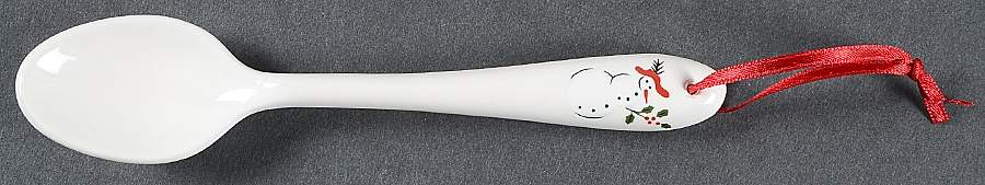 Holiday Snowman Spoon-Teaspoon/Ceramic by Williams-Sonoma-1