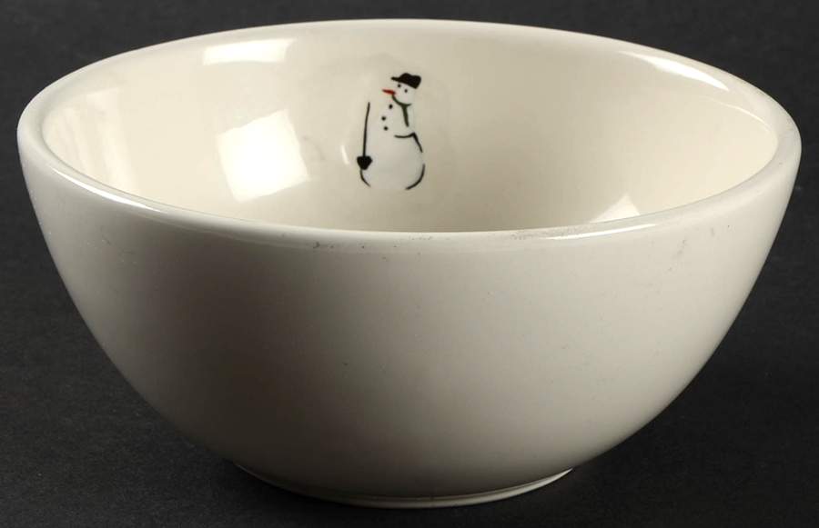 Holiday Snowman Coupe Cereal Bowl by Williams-Sonoma-1
