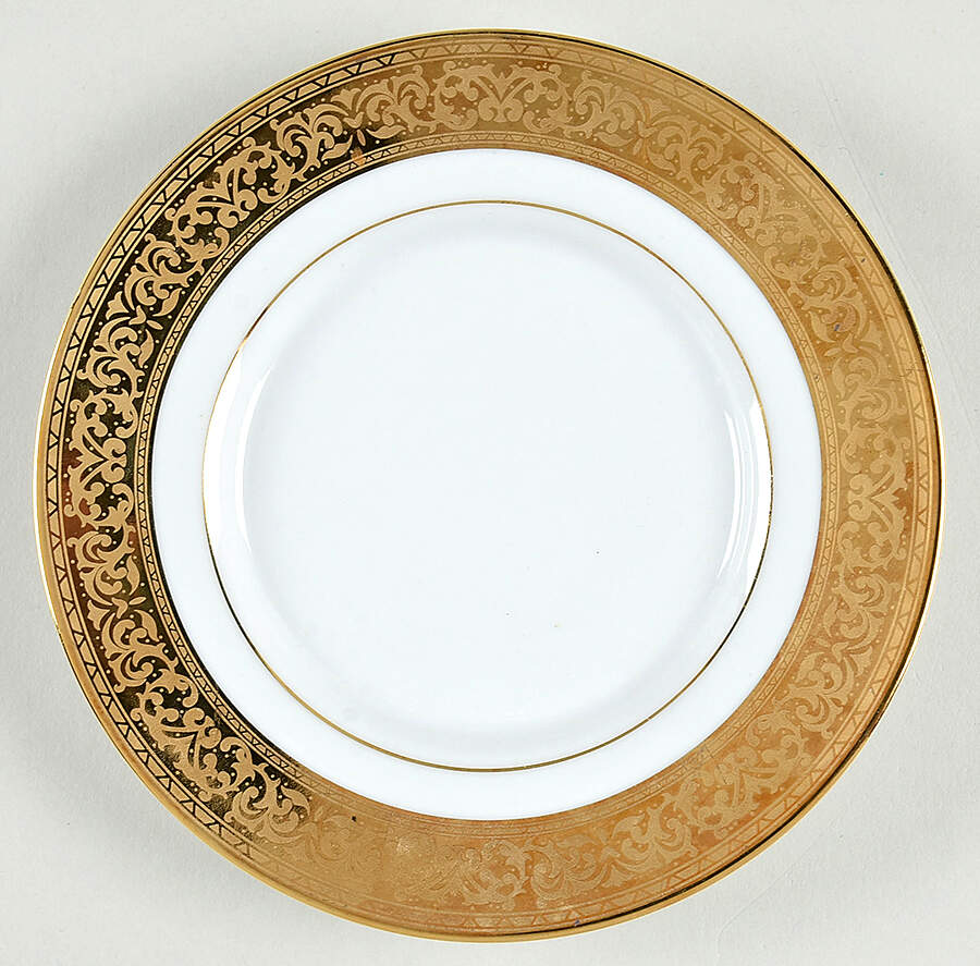 Golden Majesty Saucer by William Roberts-1