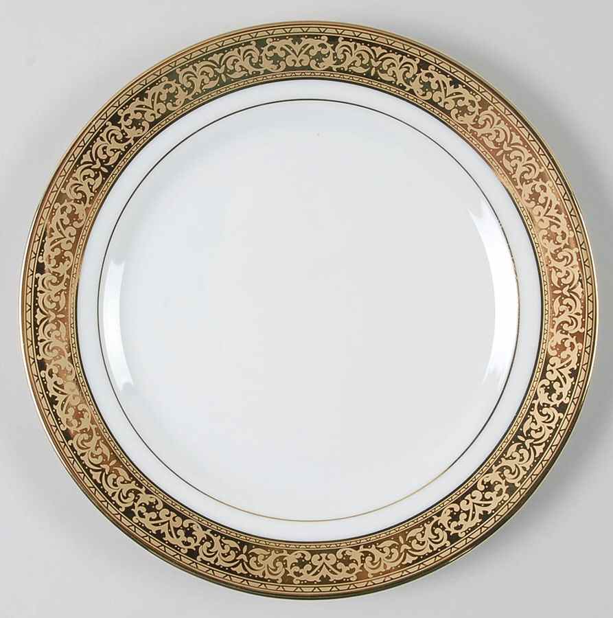 Golden Majesty Salad Plate by William Roberts-1