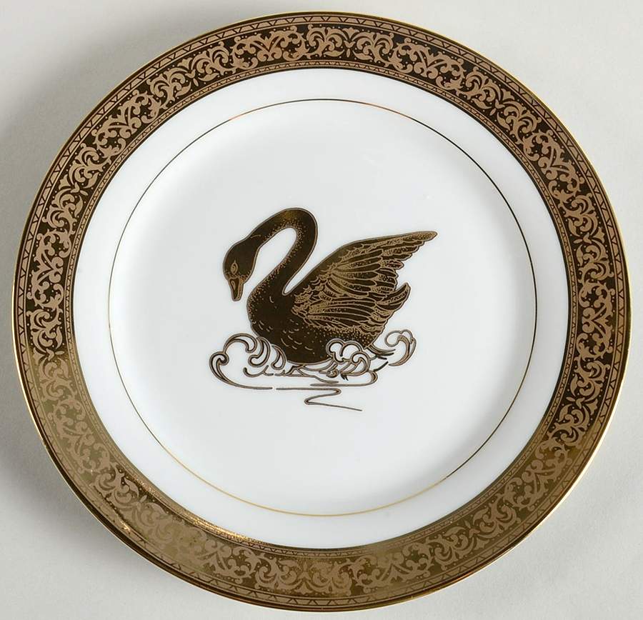 Golden Majesty Accent Salad Plate by William Roberts-1