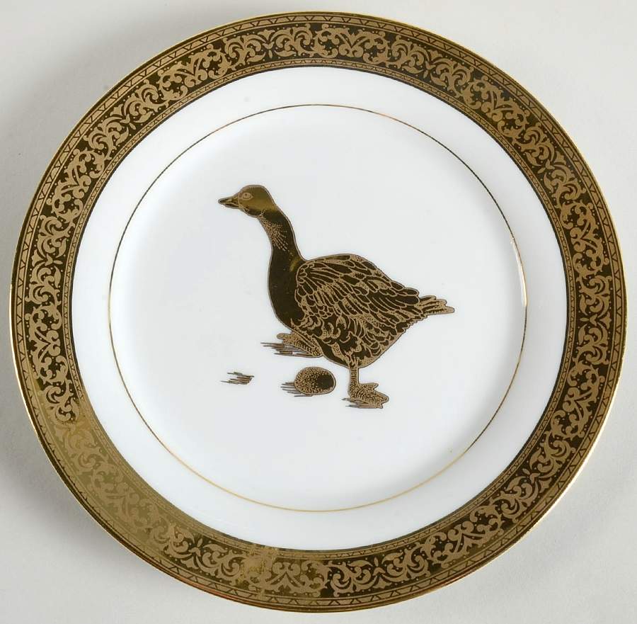 Golden Majesty Accent Salad Plate by William Roberts-1