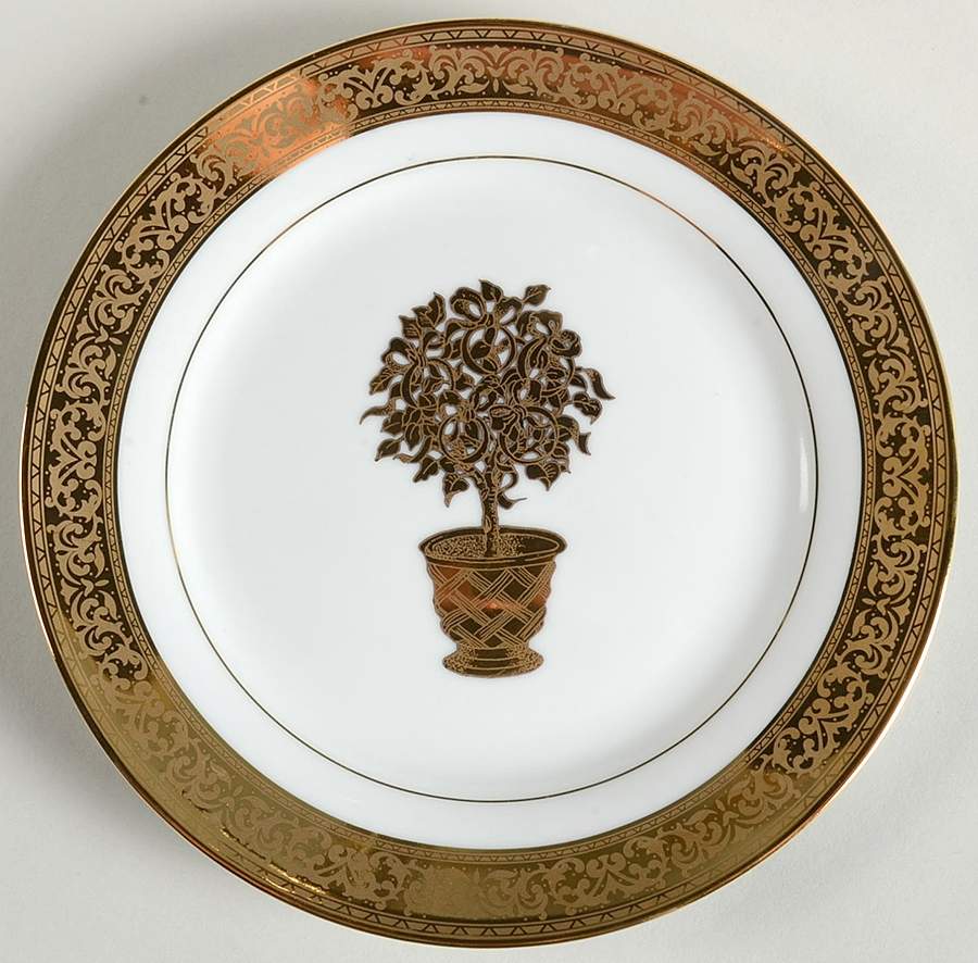 Golden Majesty Accent Salad Plate by William Roberts-1