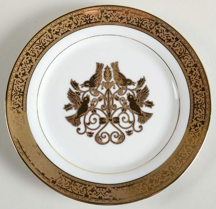 Golden Majesty Accent Salad Plate by William Roberts-1