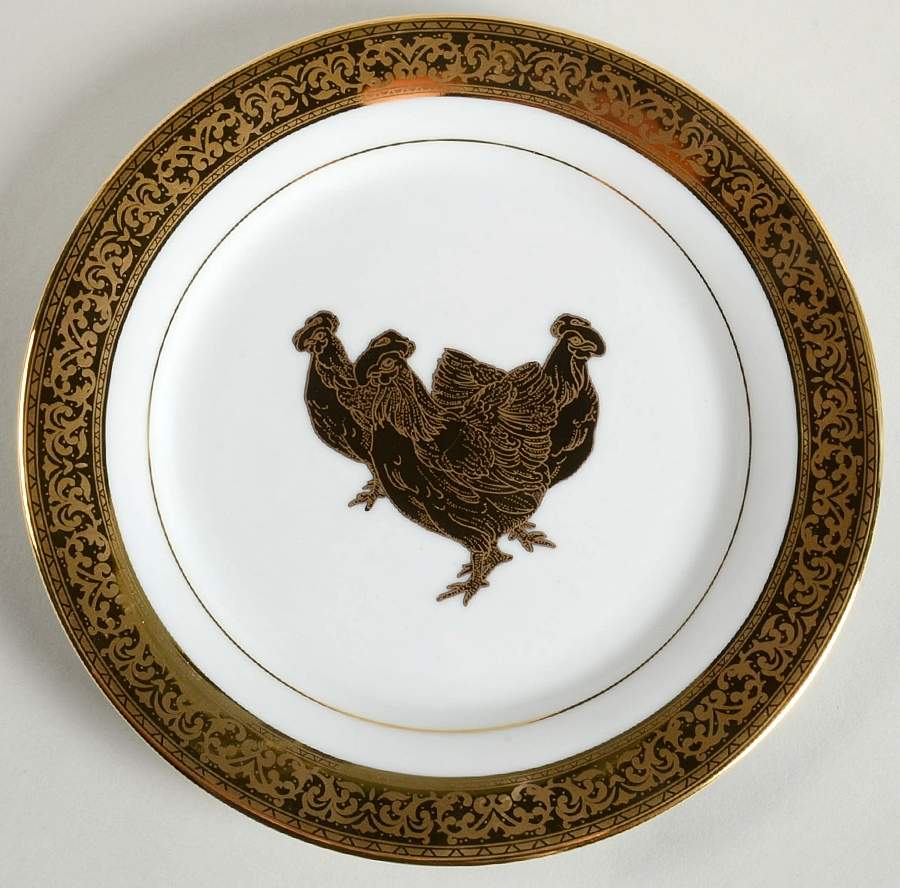 Golden Majesty Accent Salad Plate by William Roberts-1