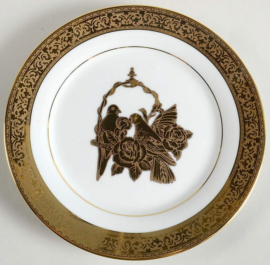 Golden Majesty Accent Salad Plate by William Roberts-1