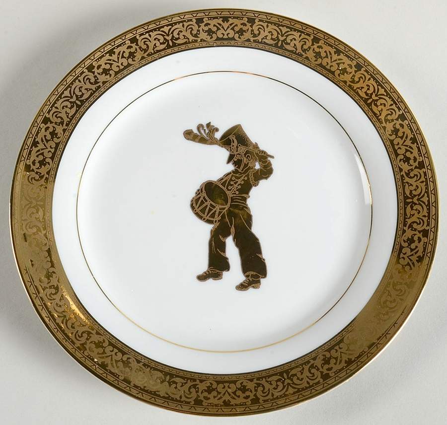 Golden Majesty Accent Salad Plate by William Roberts-1