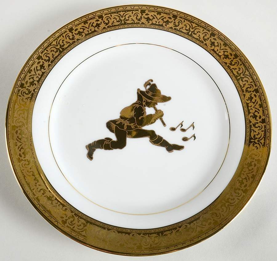 Golden Majesty Accent Salad Plate by William Roberts-1