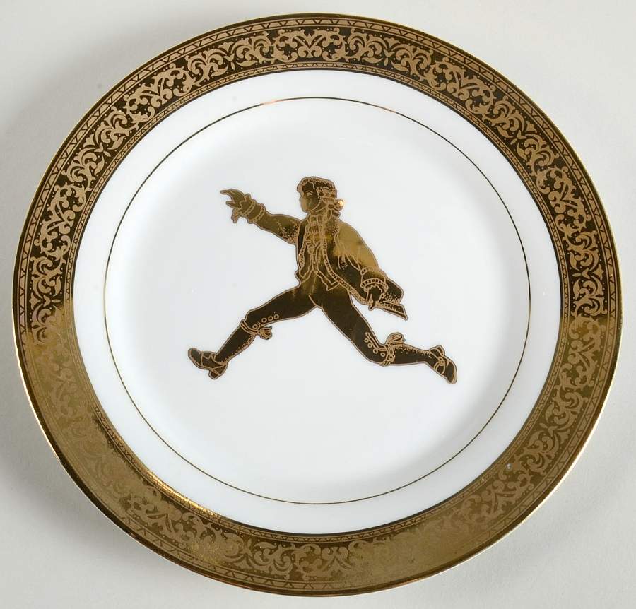 Golden Majesty Accent Salad Plate by William Roberts-1