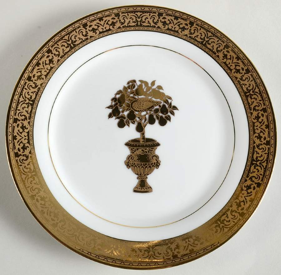 Golden Majesty Accent Salad Plate by William Roberts-1