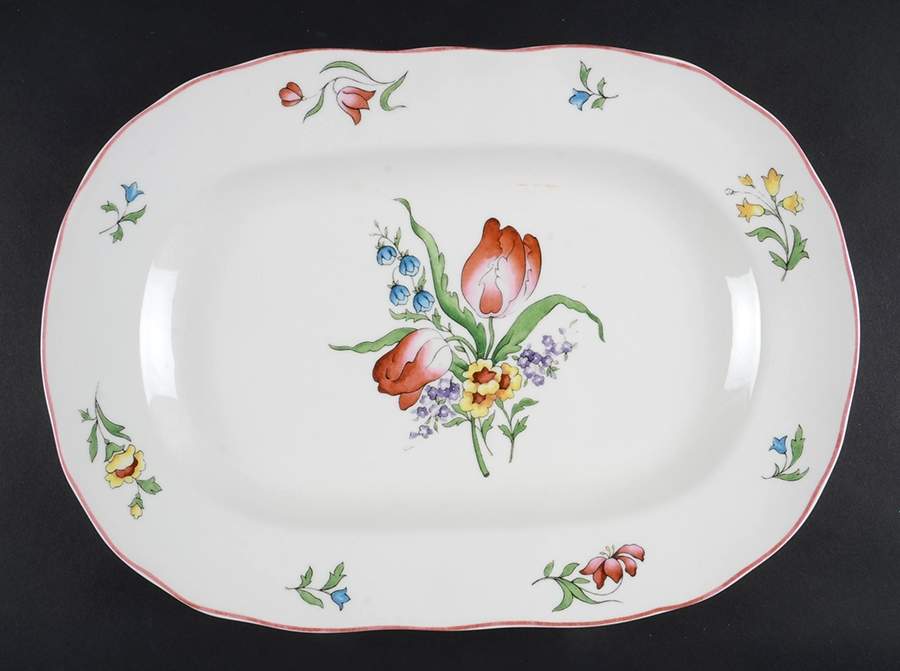Victoria 13" Oval Serving Platter by William Roberts-1