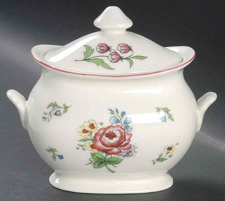 Victoria Sugar Bowl & Lid by William Roberts-1