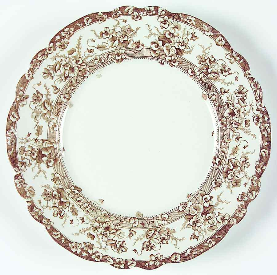 Violet Brown Luncheon Plate by Wedgwood-1