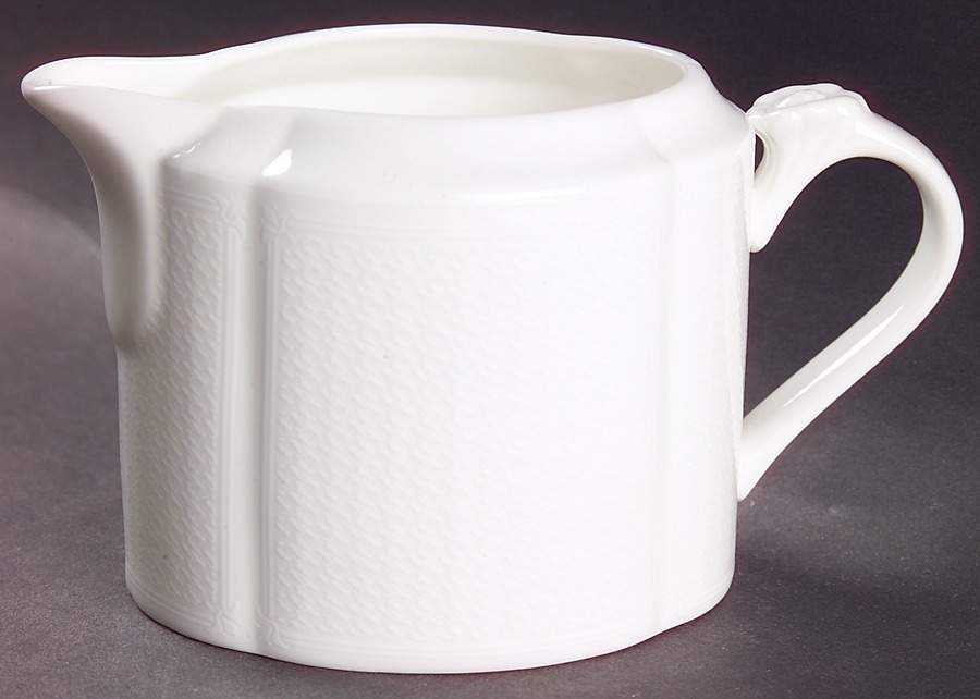 Hampton Houndstooth Creamer by Waterford China-1