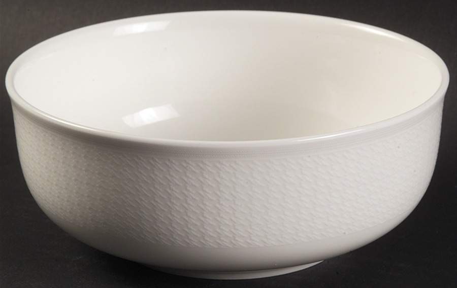 Hampton Houndstooth Coupe Cereal Bowl by Waterford China-1