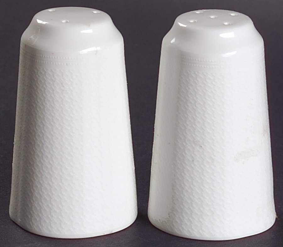 Hampton Houndstooth Salt & Pepper Set by Waterford China-1