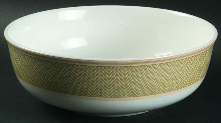 Hunt Valley Herringbone 7" Individual Pasta Bowl by Waterford China-1