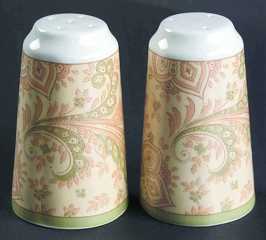 Park Hill Paisley Salt & Pepper Set by Waterford China-1