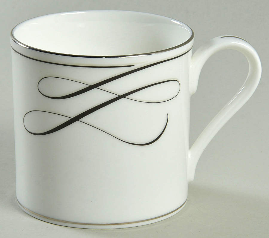 Ballet Ribbon (Platinum) Mug by Waterford China-1