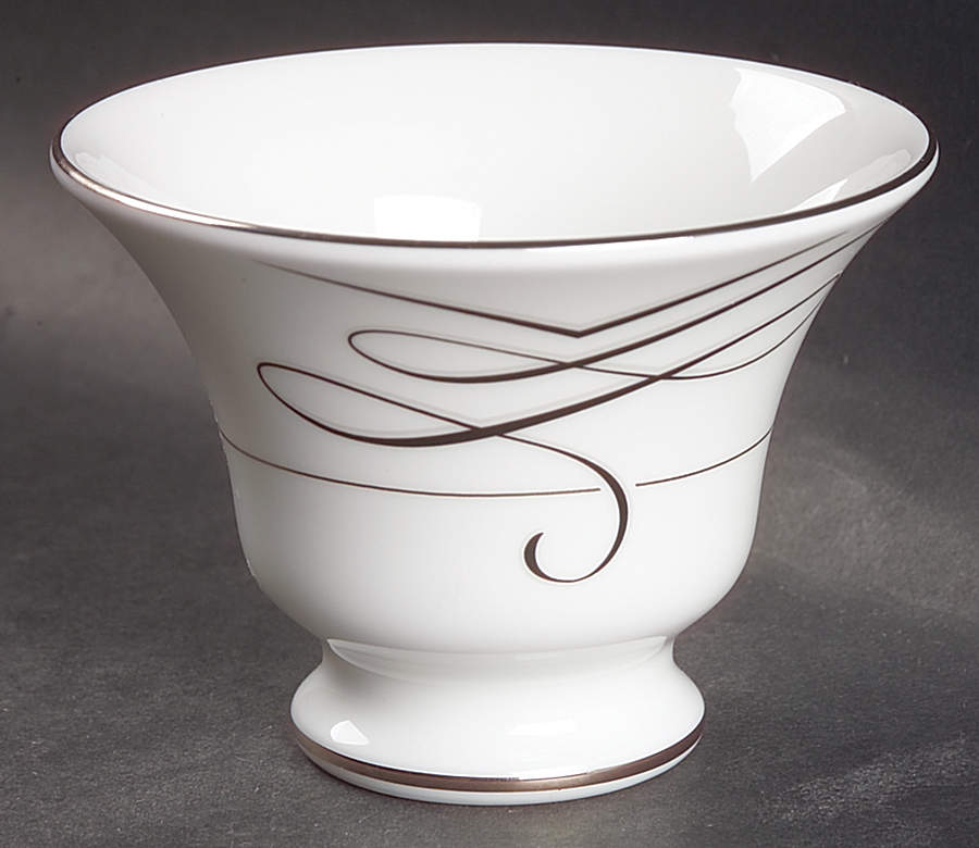 Ballet Ribbon (Platinum) Votive Candleholder by Waterford China-1