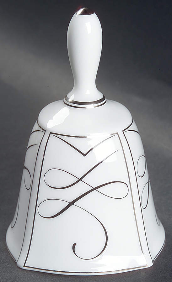 Ballet Ribbon (Platinum) Bell by Waterford China-1