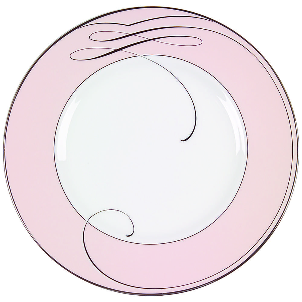 Ballet Ribbon (Platinum) Accent Luncheon Plate by Waterford China-1