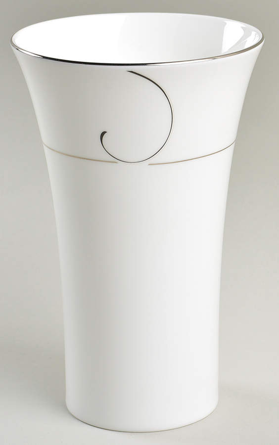 Ballet Ribbon (Platinum) 7" Vase by Waterford China-1