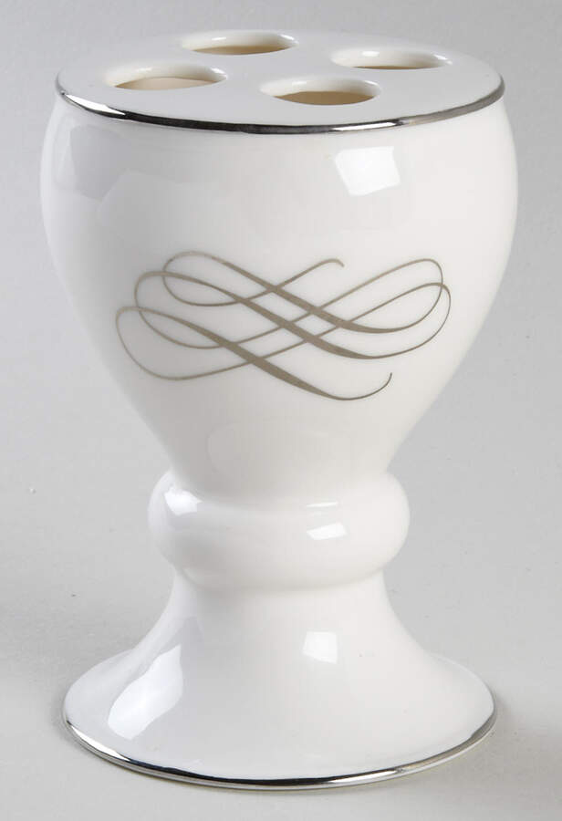Ballet Ribbon (Platinum) Toothbrush Holder by Waterford China-1