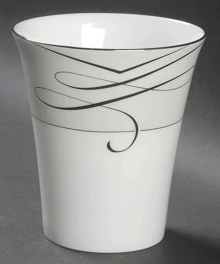 Ballet Ribbon (Platinum) Posy Vase by Waterford China-1