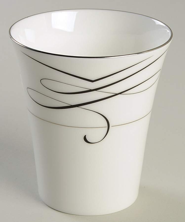 Ballet Ribbon (Platinum) Posy Vase by Waterford China-1