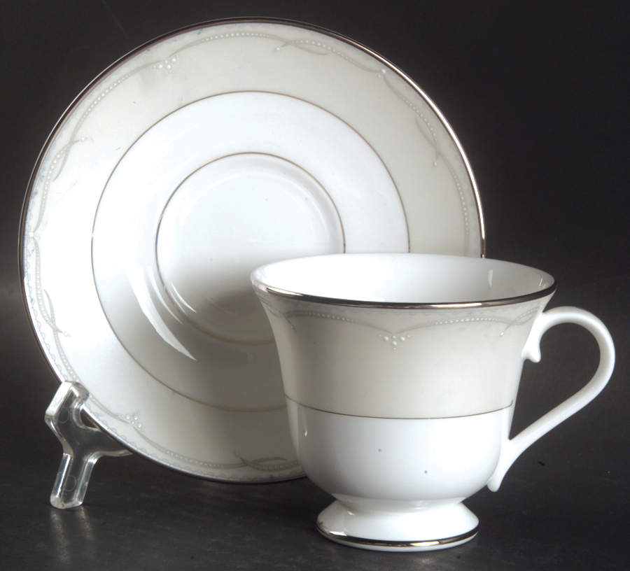 Presage Footed Cup & Saucer Set by Waterford China-1
