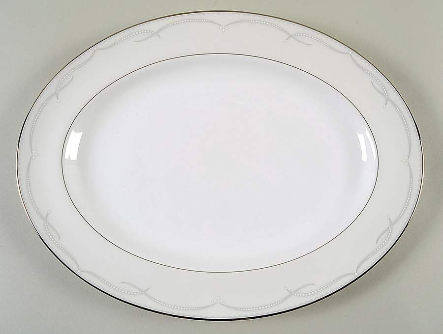 Presage 15" Oval Serving Platter by Waterford China-1