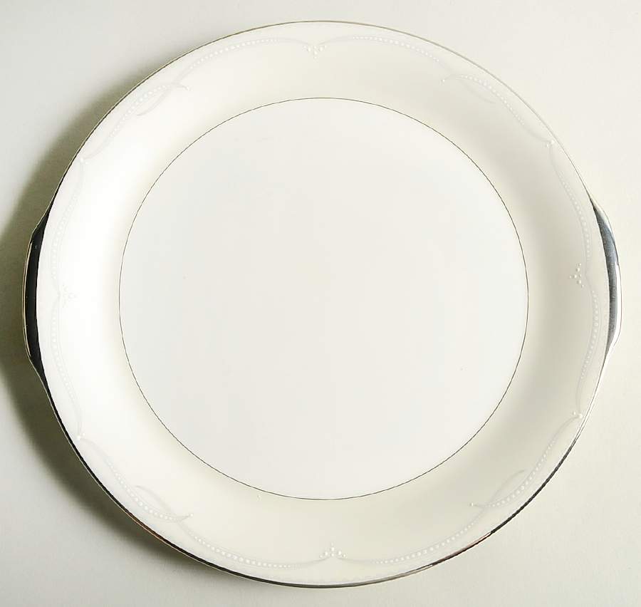 Presage Handled Cake Plate by Waterford China-1