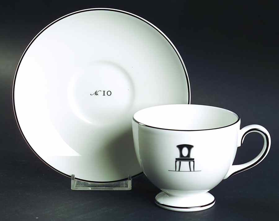 Musical Chairs Footed Cup & Saucer Set by Wedgwood-1