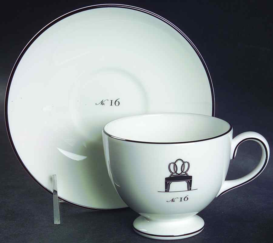 Musical Chairs Footed Cup & Saucer Set by Wedgwood-1