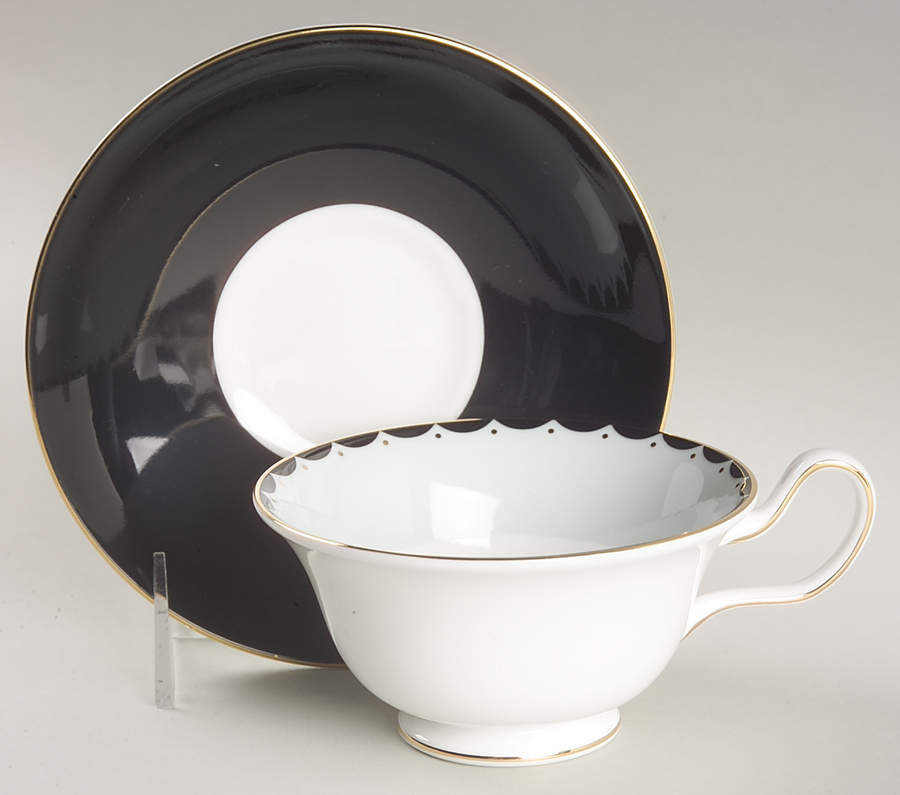 Curtain Call Footed Cup & Saucer Set by Wedgwood-1