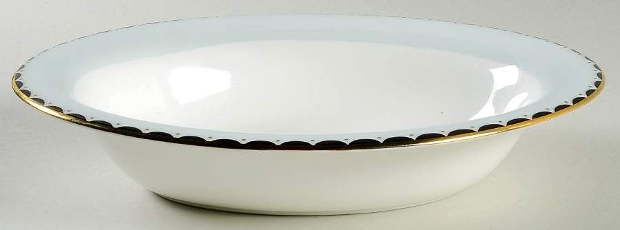 Curtain Call 9" Oval Vegetable Bowl by Wedgwood-1
